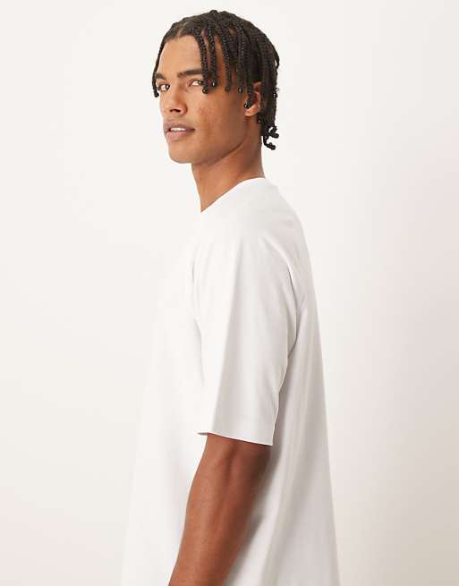 ASOS DESIGN Relaxed T-shirt With Mountain Print In White