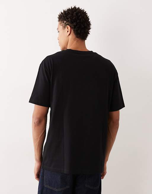 ASOS DESIGN Relaxed T-shirt With Napa Valley Embroidered Graphic In Black