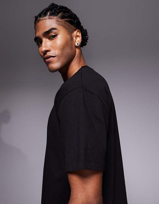 ASOS DESIGN Relaxed T-shirt With Scenic Graphic In Black
