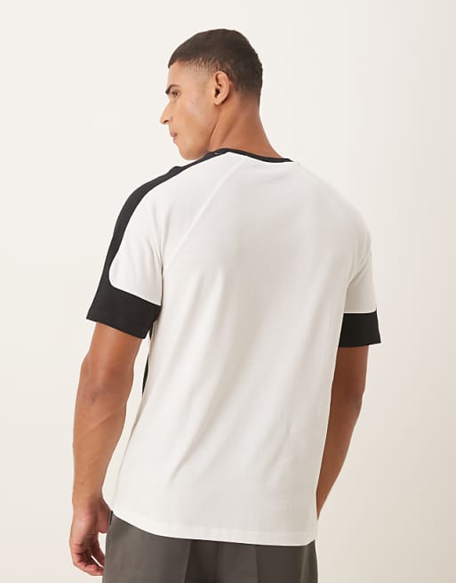 ASOS DESIGN Relaxed T-shirt With Sports Graphic In White