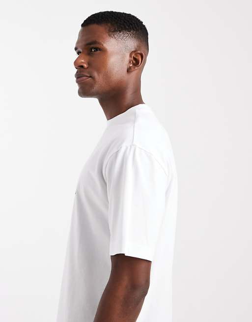 ASOS DESIGN Relaxed T-shirt With Text Graphic In White