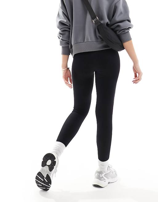 ASOS DESIGN Seamless Sculpting Ribbed Legging In Black