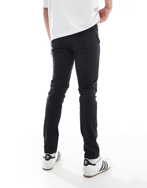 ASOS DESIGN Skinny Chinos In Black
