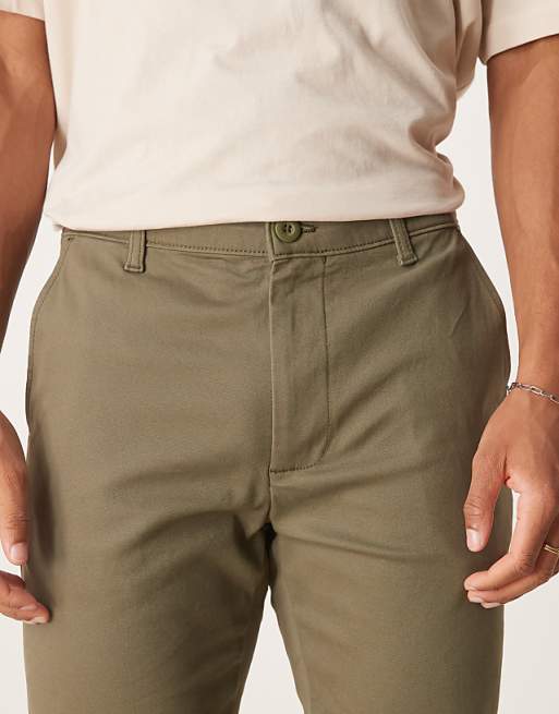 ASOS DESIGN Skinny Chinos In Khaki
