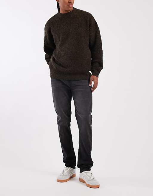 ASOS DESIGN skinny jeans in black wash