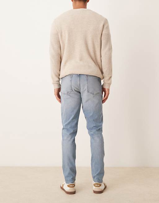 ASOS DESIGN Skinny Jeans In Light Wash Blue