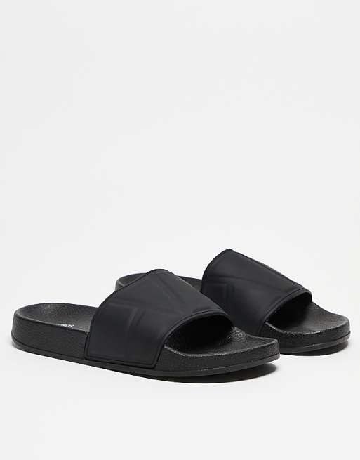 ASOS DESIGN Sliders In Black