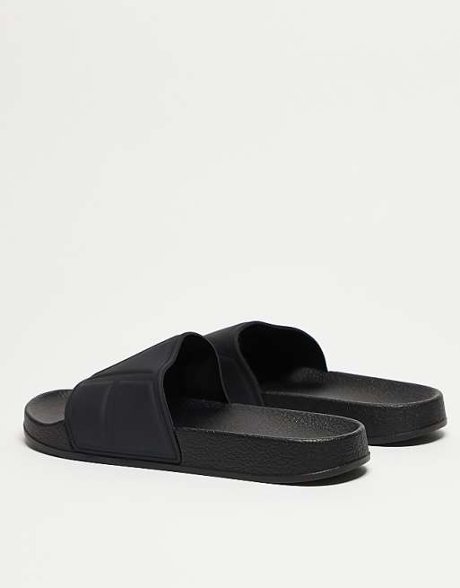 ASOS DESIGN Sliders In Black