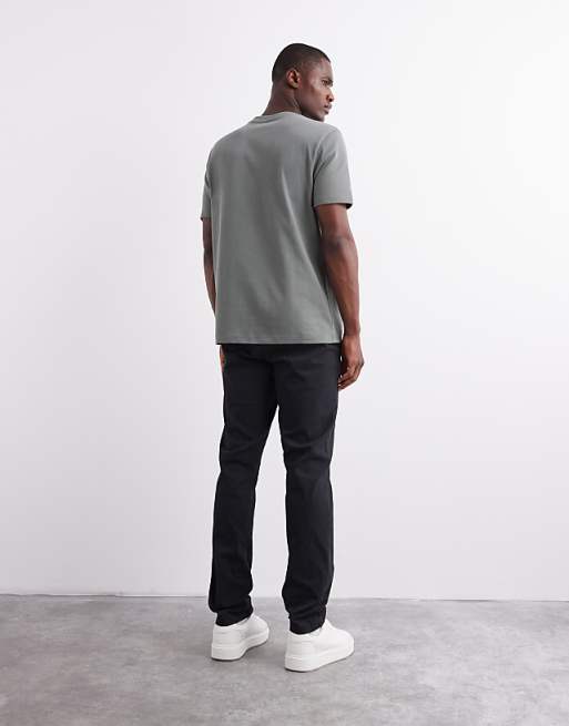 ASOS DESIGN Slim Chinos In Black