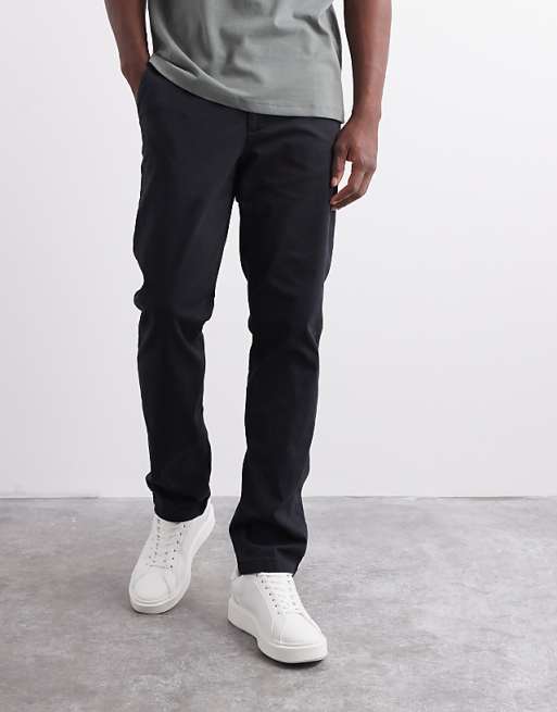 ASOS DESIGN Slim Chinos In Black