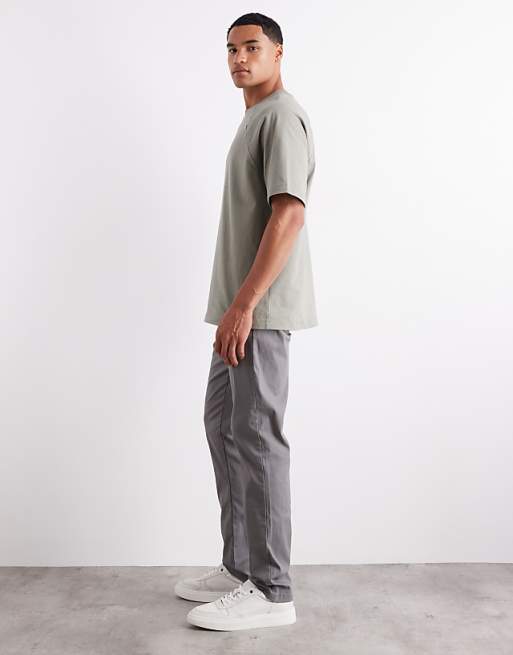 ASOS DESIGN Slim Chinos In Grey