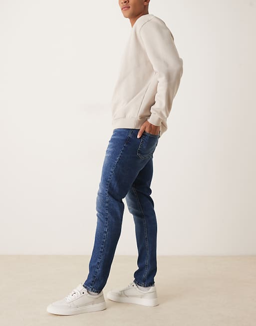 ASOS DESIGN Slim Fit Jeans In Indigo