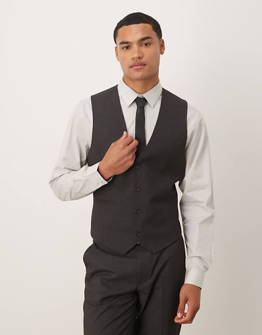ASOS DESIGN Slim Suit In Grey