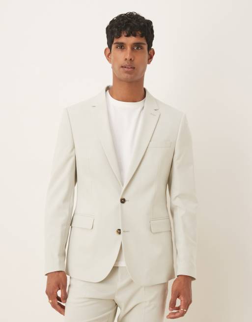 ASOS DESIGN Slim Suit In Light Grey