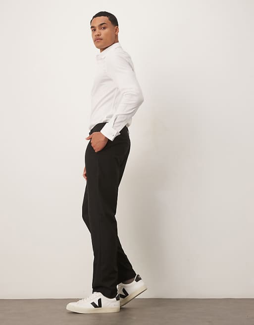 ASOS DESIGN Slim Suit Trouser In Black