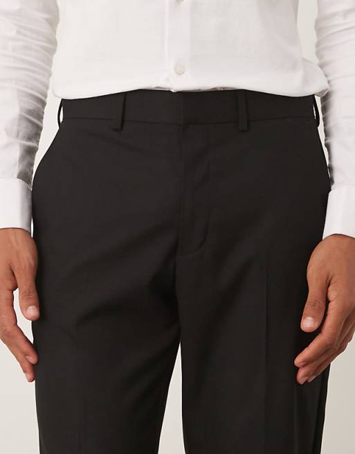 ASOS DESIGN Slim Suit Trouser In Black
