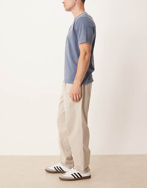 ASOS DESIGN Smart Tapered Chino In Stone