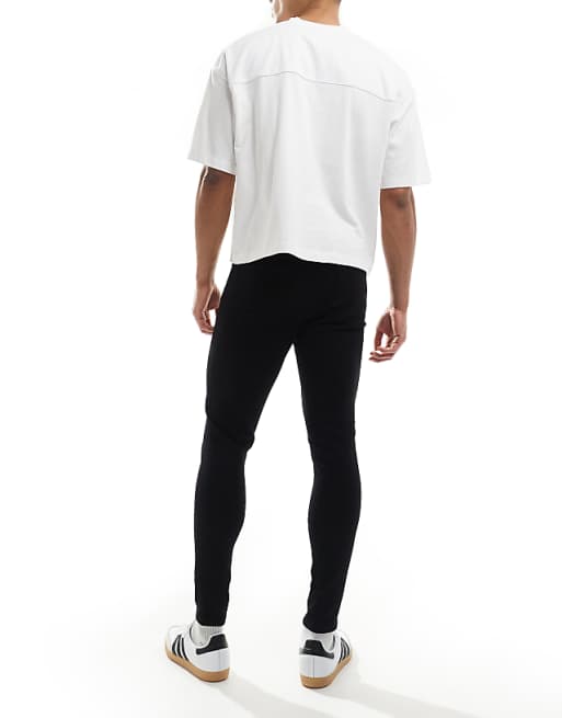 ASOS DESIGN Spray On Jeans With Power Stretch In Black
