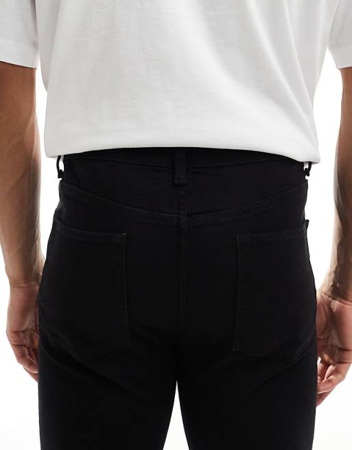 ASOS DESIGN Spray On Jeans With Power Stretch In Black