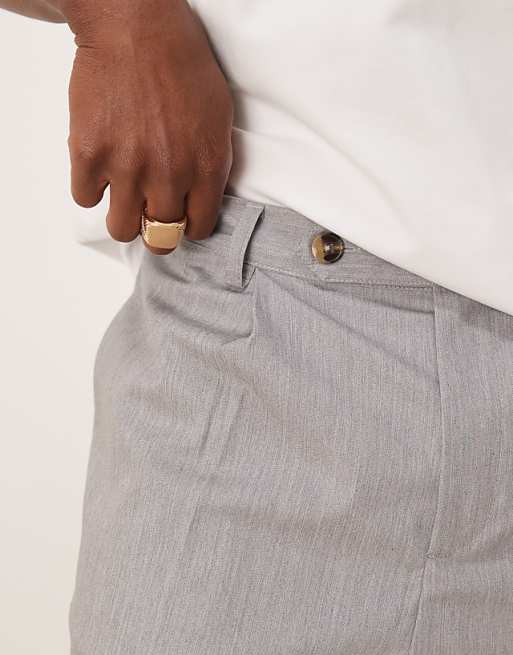 ASOS DESIGN Straight Fit Smart Shorts In Green