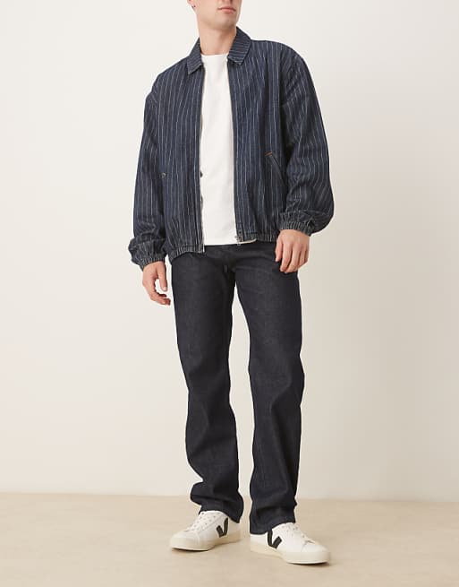 ASOS DESIGN straight jean in raw denim