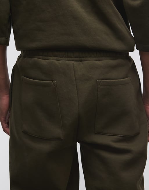 ASOS DESIGN Straight Leg Jogger In Khaki