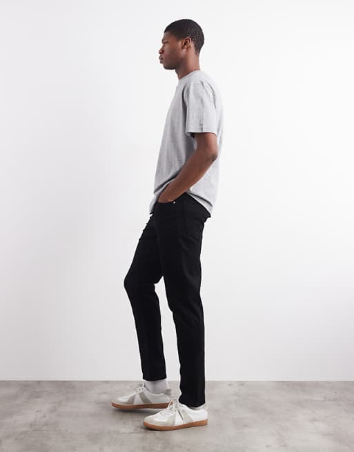 ASOS DESIGN Stretch Slim Jeans In Black