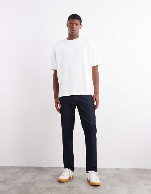 ASOS DESIGN stretch slim jeans in indigo