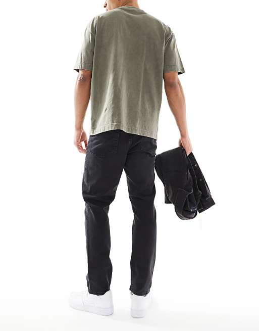 ASOS DESIGN Stretch Slim Jeans In Washed Black