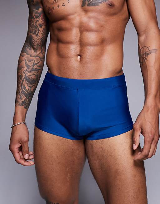 ASOS DESIGN Stretch Trunk In Navy