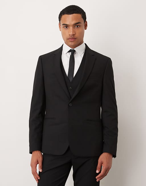 ASOS DESIGN Suit In Skinny Fit Black