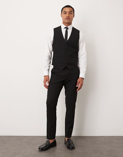 ASOS DESIGN suit in skinny fit black