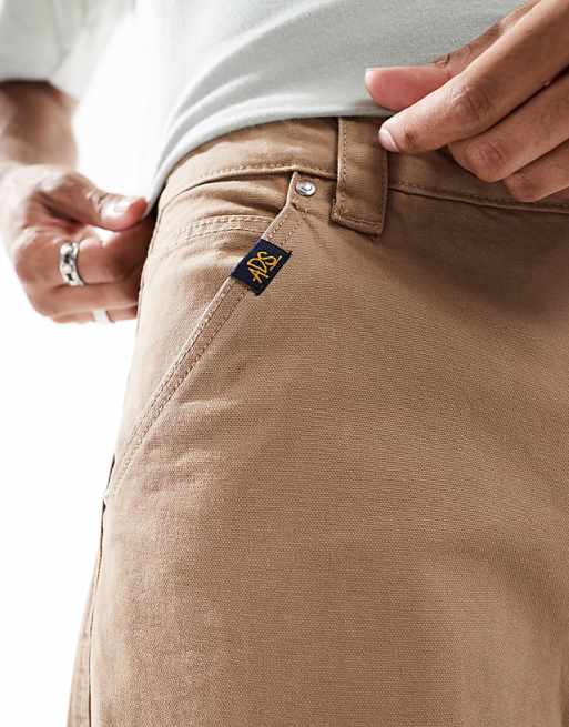 ASOS DESIGN Super Baggy Cargo Trousers In Brown
