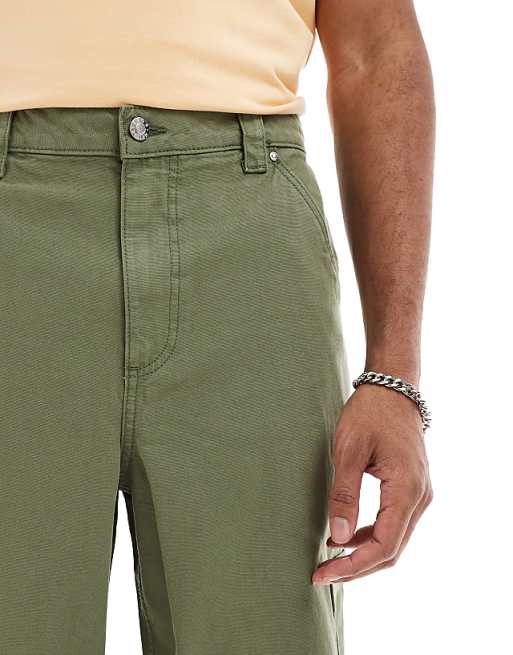 ASOS DESIGN Super Baggy Cargo Trousers In Khaki
