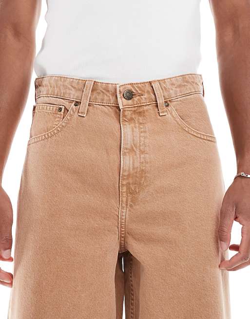 ASOS DESIGN Super Baggy Jean In Sand Wash