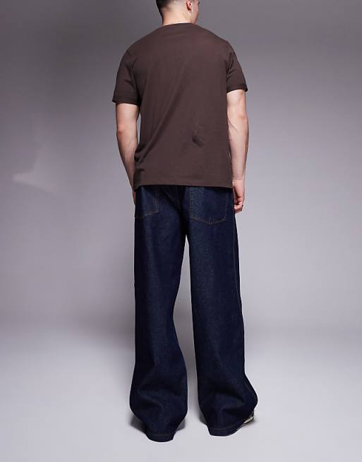 ASOS DESIGN Super Baggy Jeans In Raw Wash