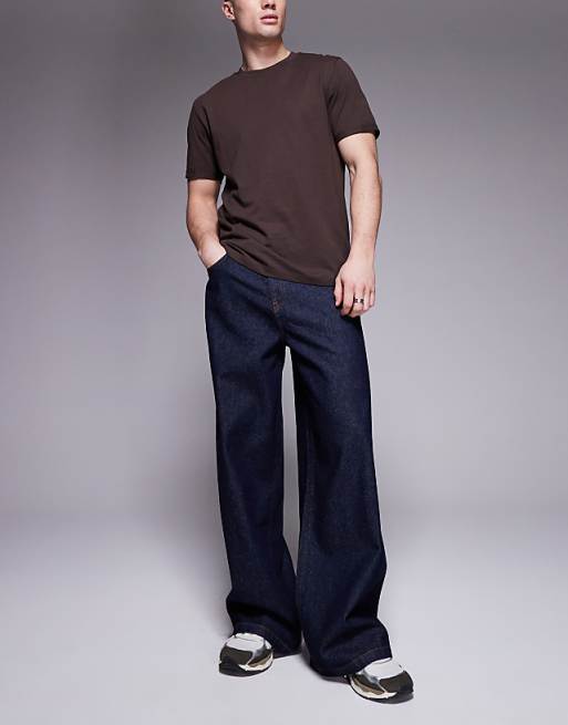ASOS DESIGN super baggy jeans in raw wash