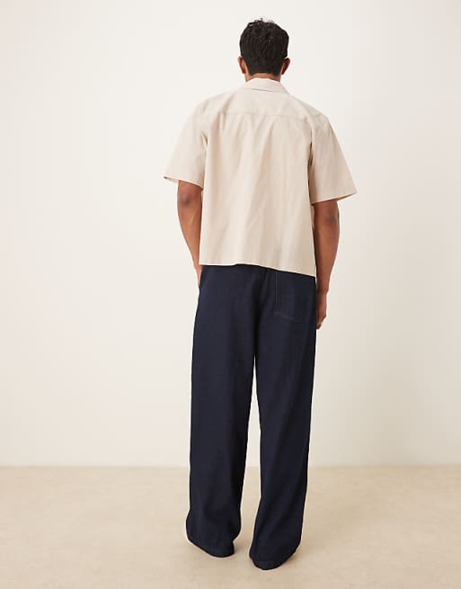 ASOS DESIGN Super Baggy Lightweight Jean In Raw Wash