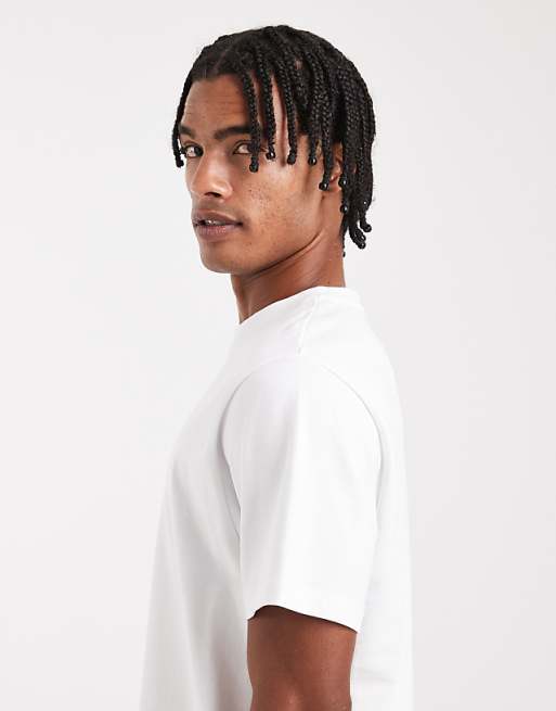 ASOS DESIGN Super Heavyweight Crew Neck T-shirt In White