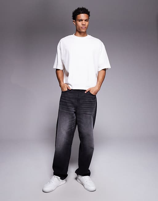 ASOS DESIGN Super Heavyweight Oversized Boxy T-shirt In Cream
