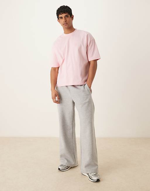 ASOS DESIGN Super Heavyweight Oversized Boxy T-shirt In Pink