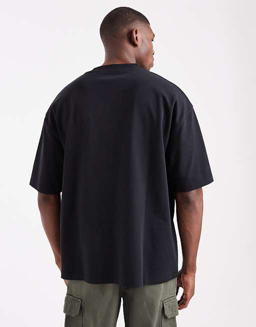 ASOS DESIGN Super Heavyweight Oversized T-shirt In Black