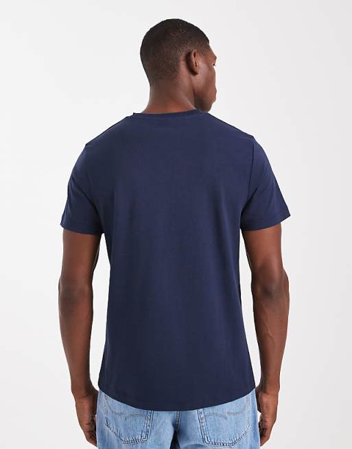 ASOS DESIGN T-shirt With Sports Graphic In Navy