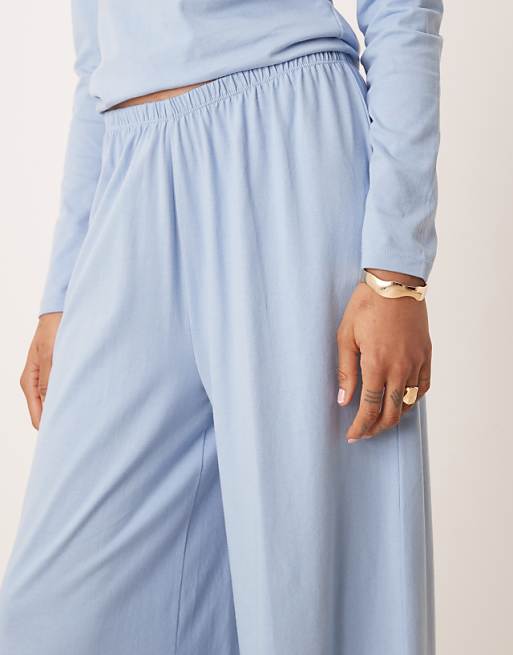 ASOS DESIGN Tall Mix & Match Pyjama Trouser In Blue