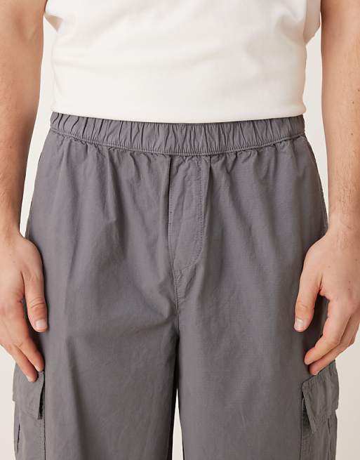 ASOS DESIGN Tapered Cargo Trouser In Grey