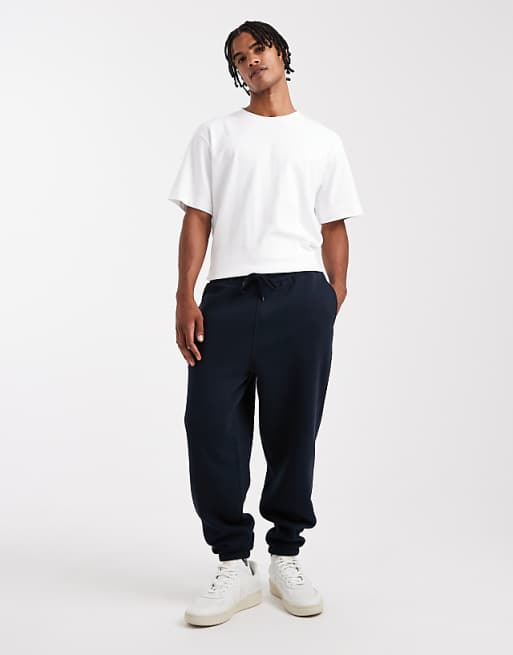 ASOS DESIGN Tapered Joggers In Navy