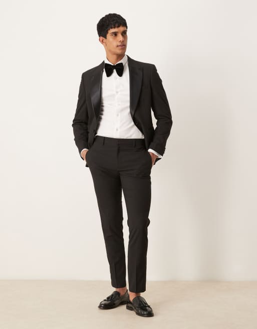 ASOS DESIGN Tuxedo Skinny Fit In Black