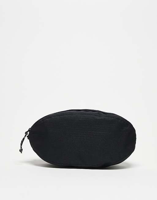 ASOS DESIGN washbag in black nylon