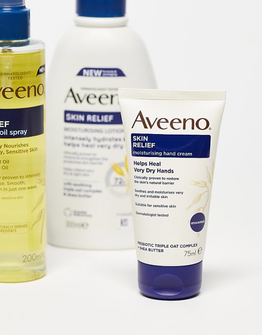 Aveeno Skin Relief Range Gift Set Ft. Body Oil Spray - 11% Saving
