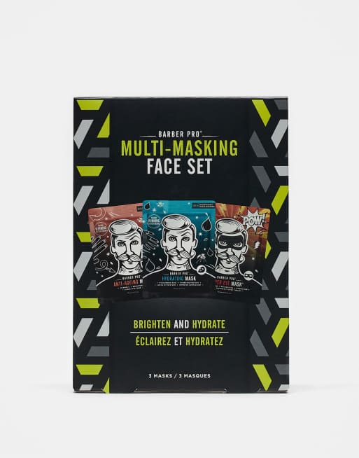 Barber Pro Multi Masking Face Set - Worth £16